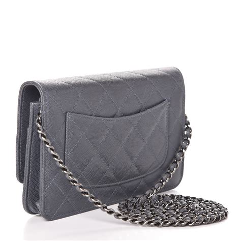 gray chanel wallet|chanel wallet cost.